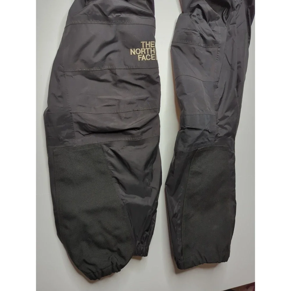 Vtg The North Face GORE-TEX Mountaineering Pants S Black Full Side Zip SKi Snow